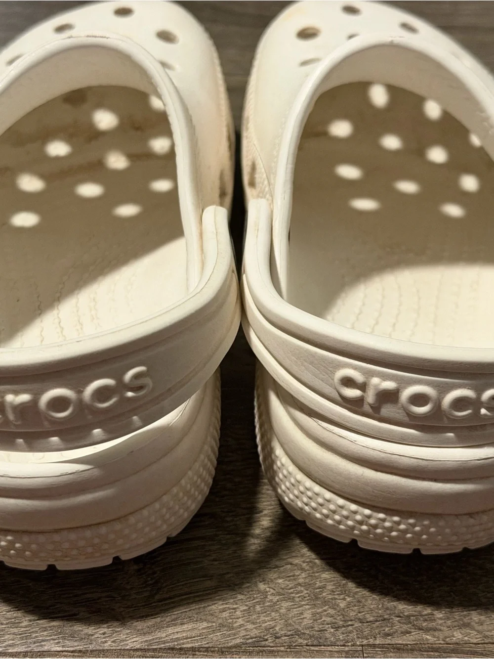 CROCS Classic Clog in White Pearl Toddler Girl 12